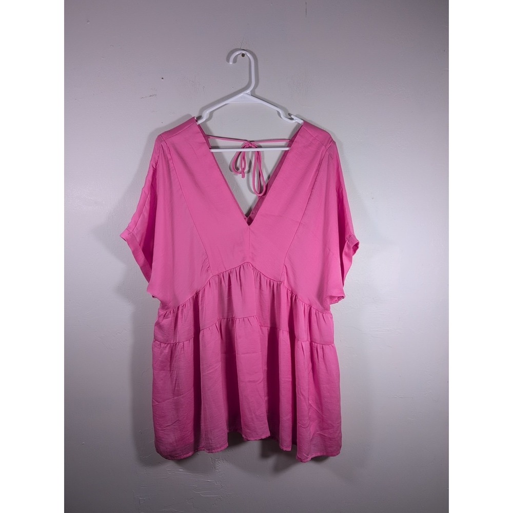Entro‎ Women's XL Barbie Pink Tunic Top/Coverup